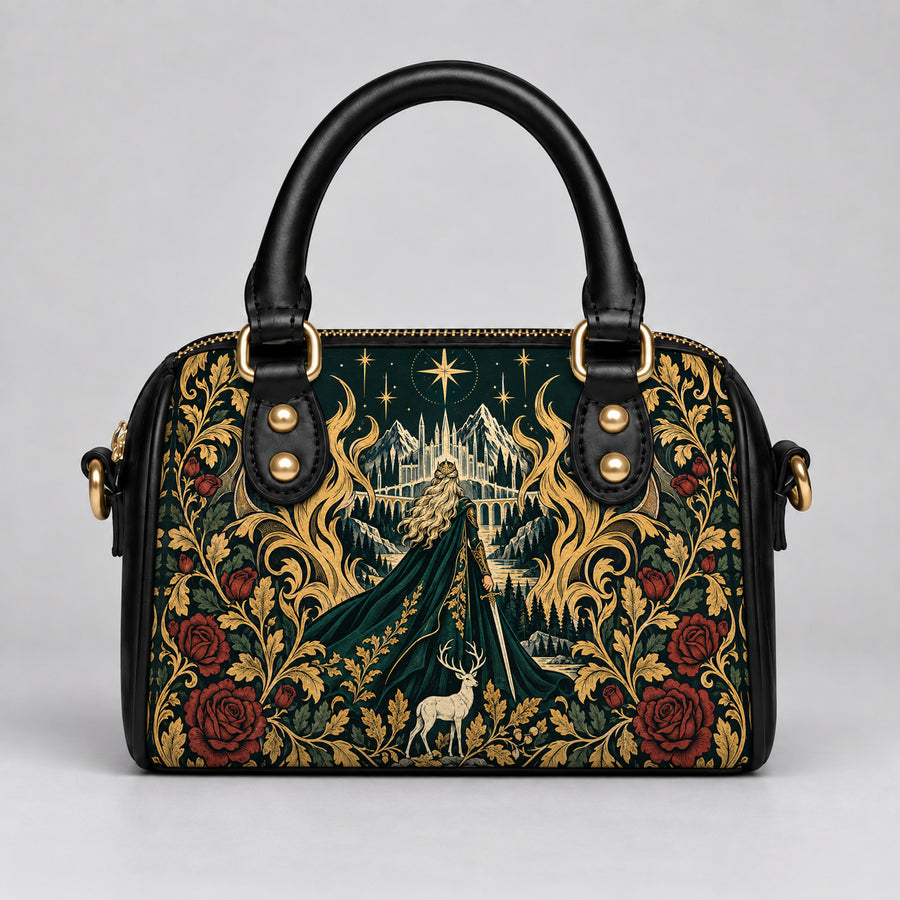 "The Fire Queen" White Stag Mini Satchel
