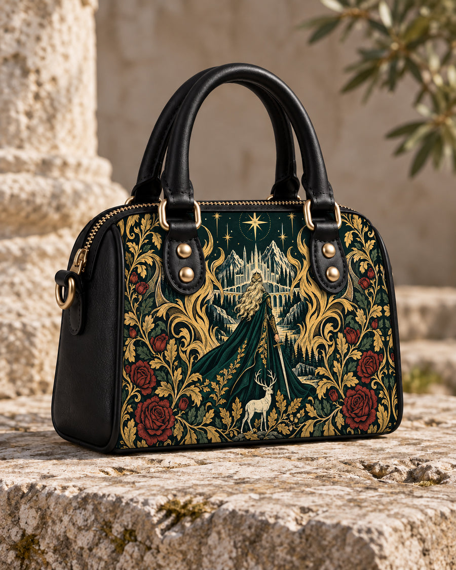 "The Fire Queen" White Stag Mini Satchel