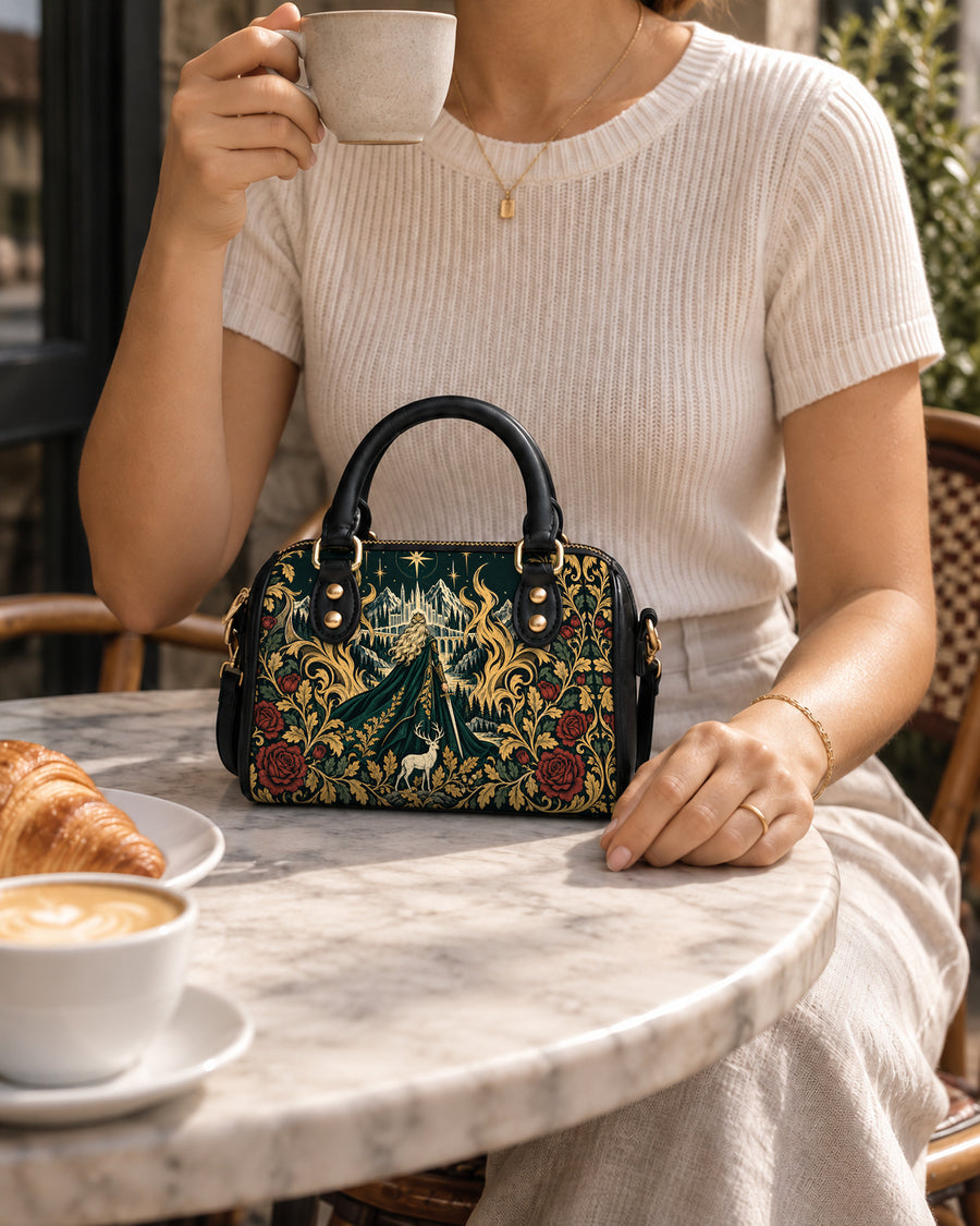 "The Fire Queen" White Stag Mini Satchel