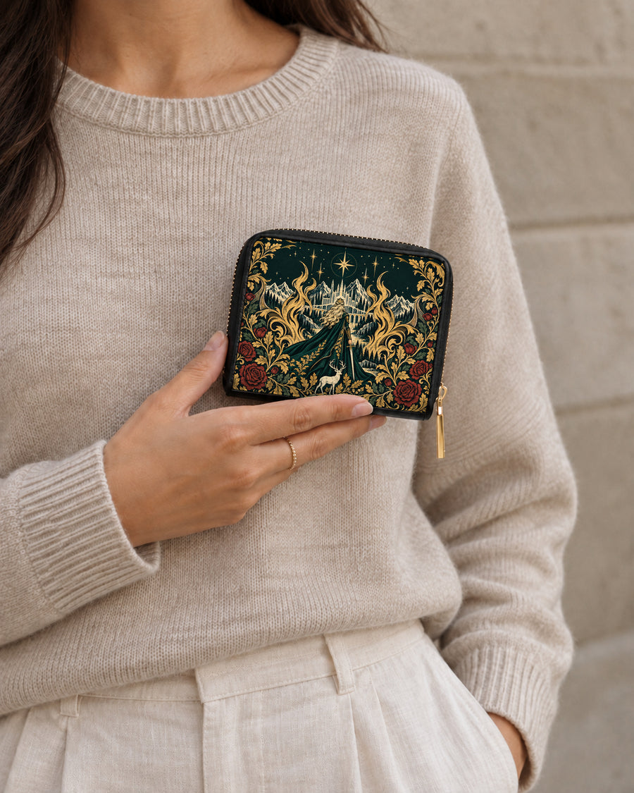 "The Fire Queen" White Stag Mini Wallet
