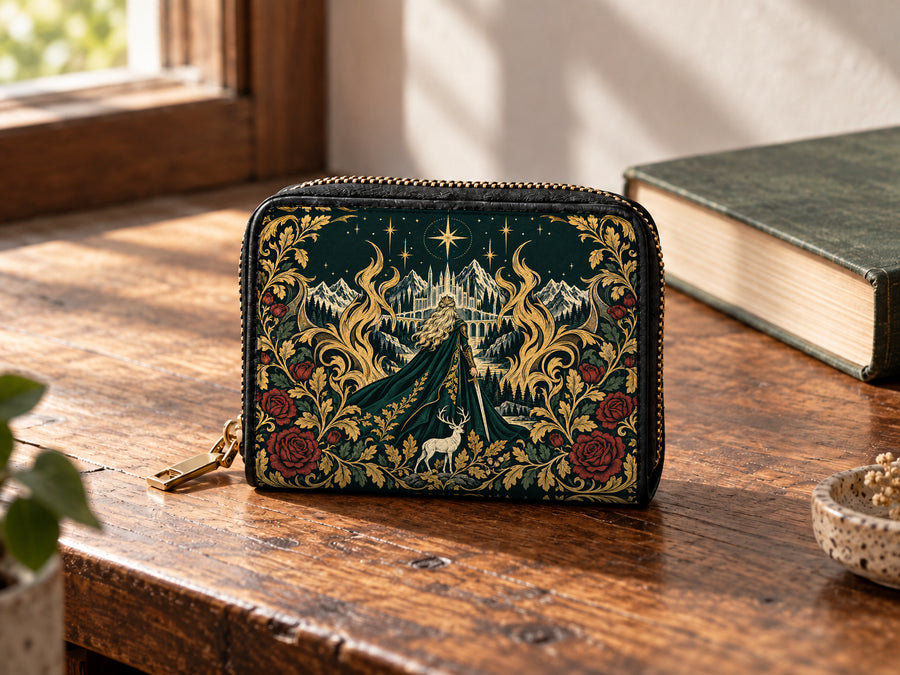 "The Fire Queen" White Stag Mini Wallet