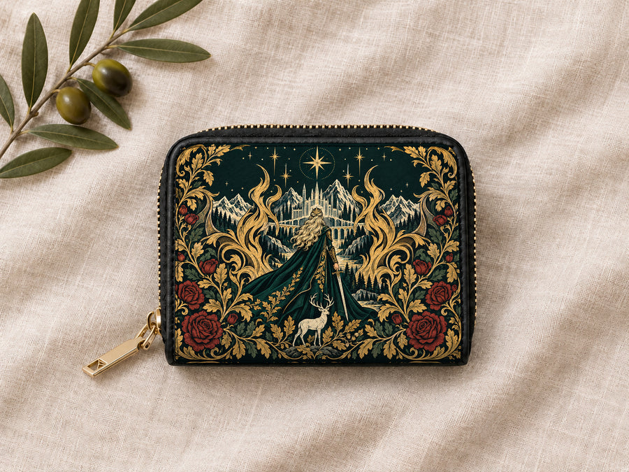 "The Fire Queen" White Stag Mini Wallet