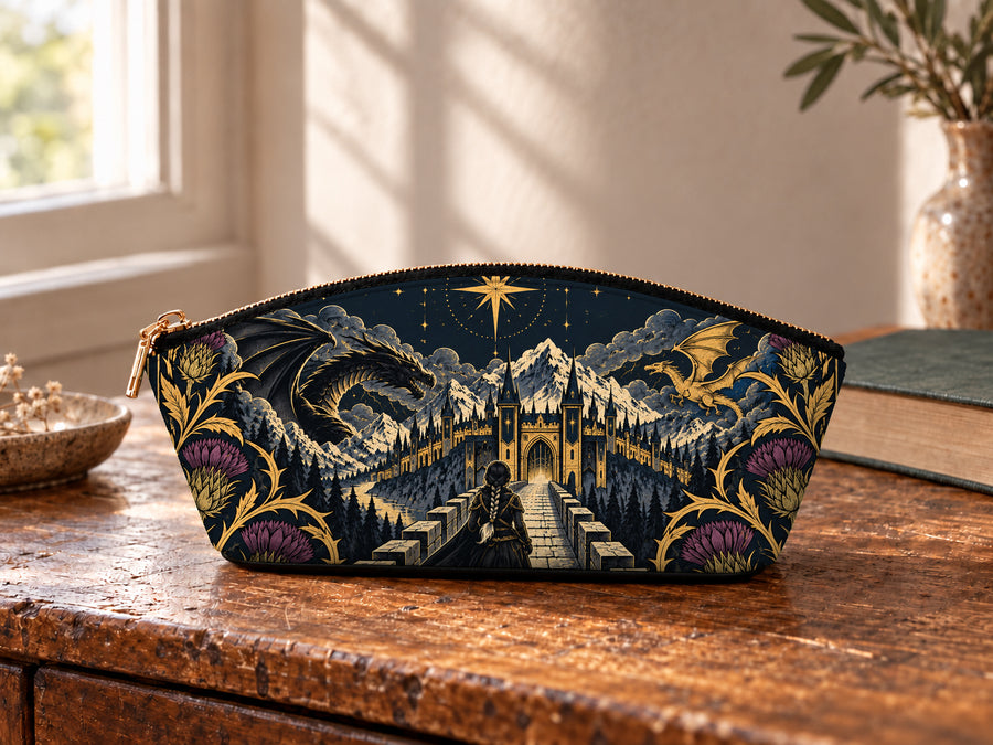 "The Parapet" Starlit Dragons Eclipse Makeup Bag