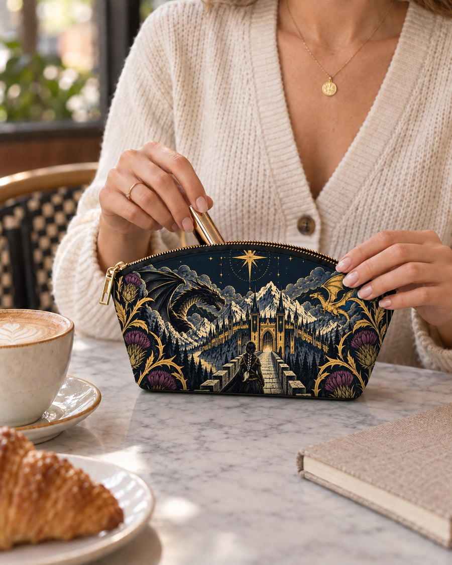 "The Parapet" Starlit Dragons Eclipse Makeup Bag