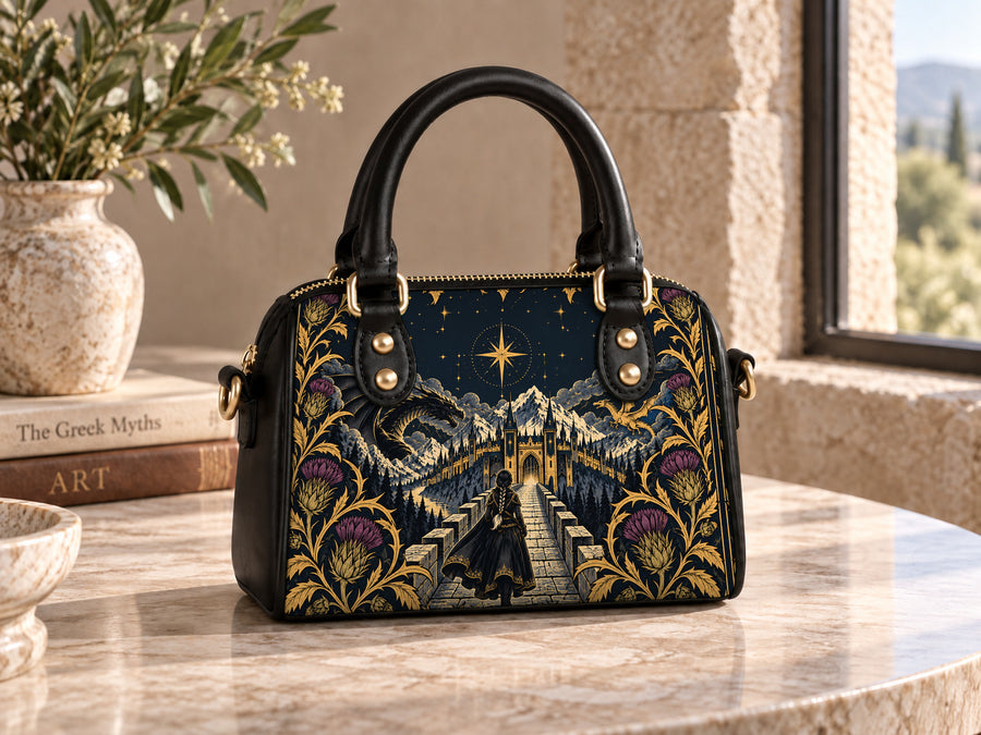 "The Parapet" Starlit Dragons Mini Satchel