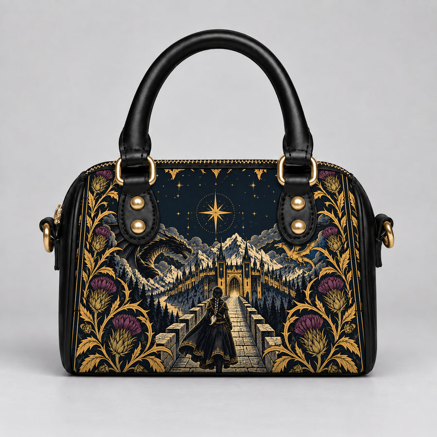 "The Parapet" Starlit Dragons Mini Satchel