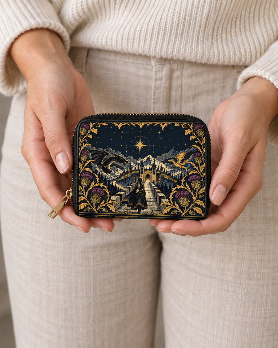 "The Parapet" Starlit Dragons Mini Wallet