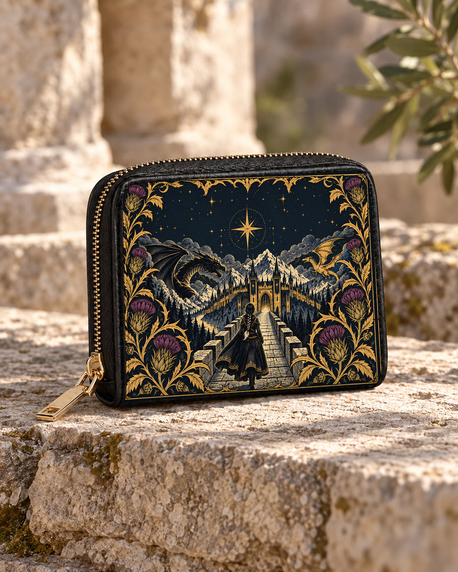"The Parapet" Starlit Dragons Mini Wallet