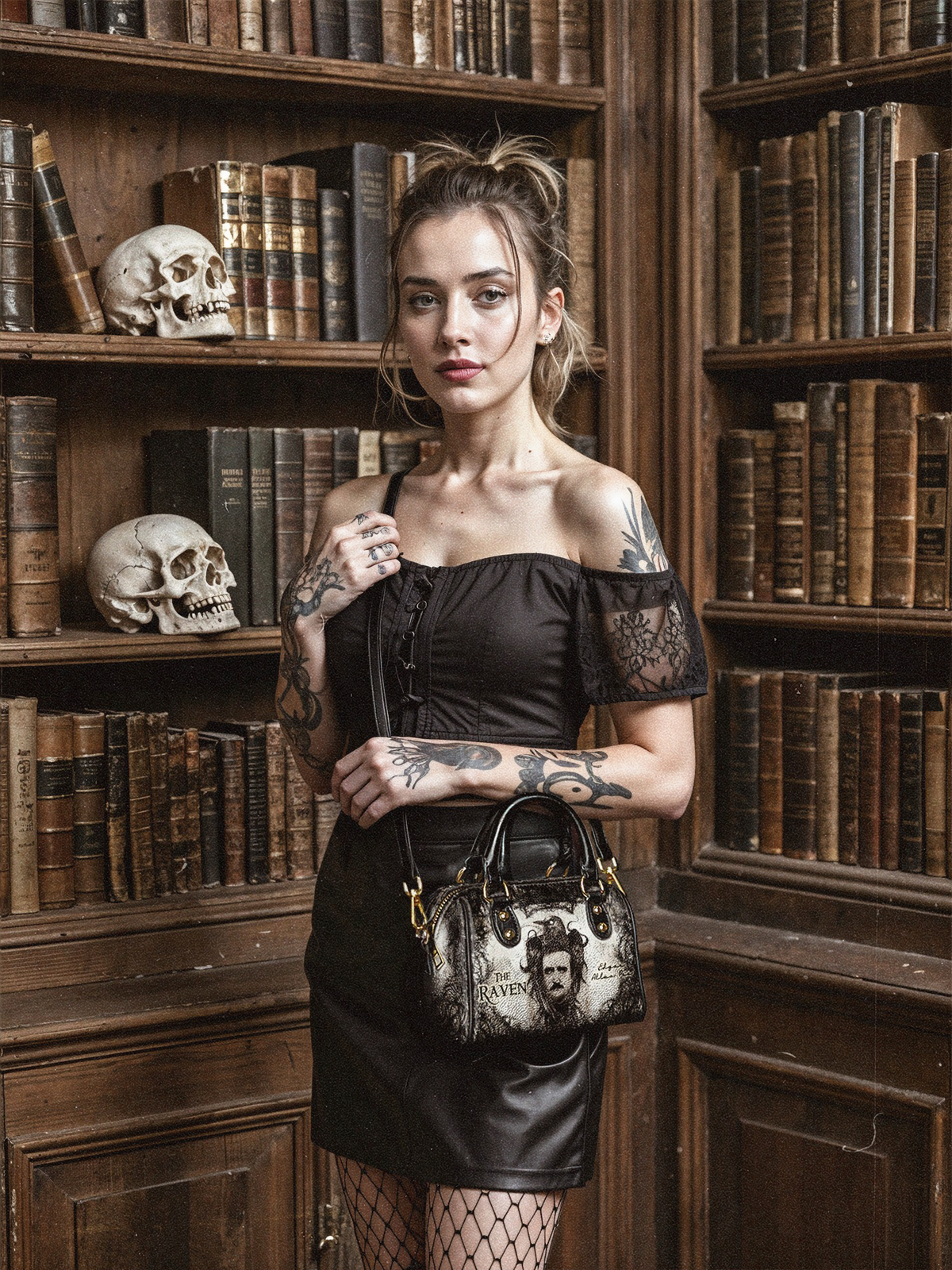 "The Raven" Mini Satchel