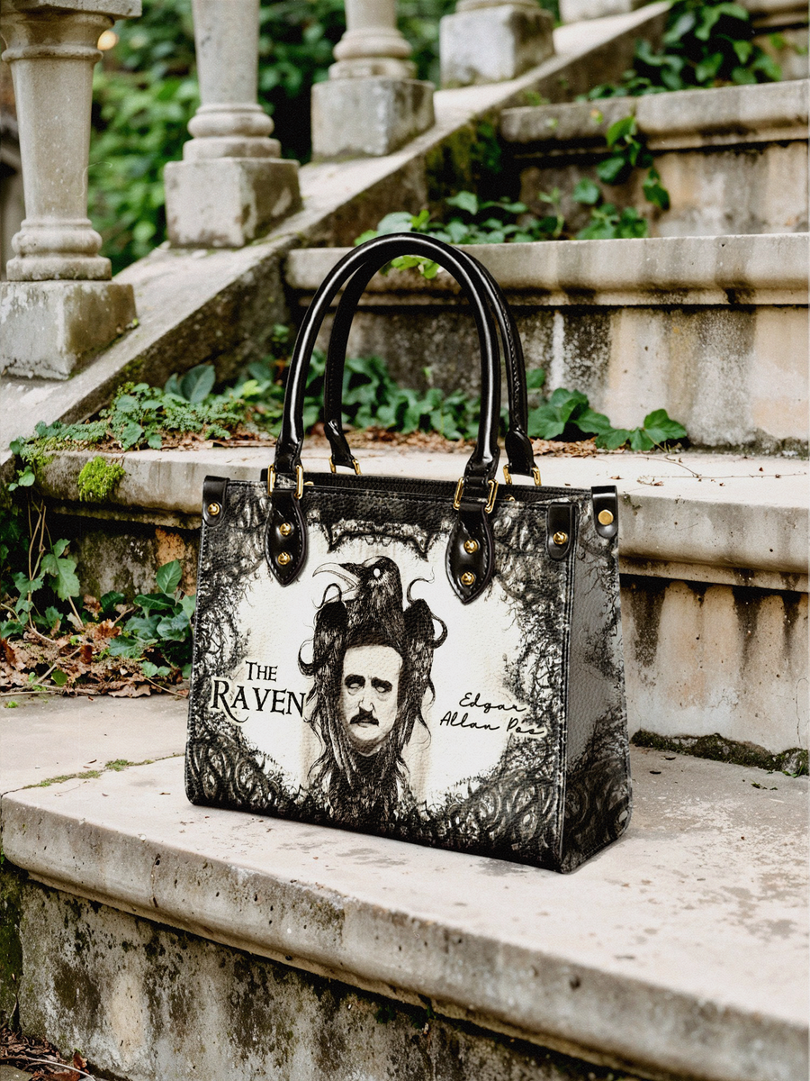 "The Raven" Small Leather Handbag