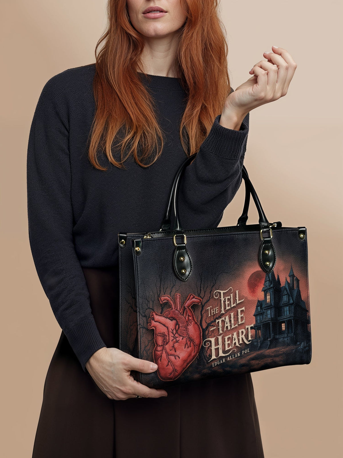 "The Tell-Tale Heart" Leather Handbag
