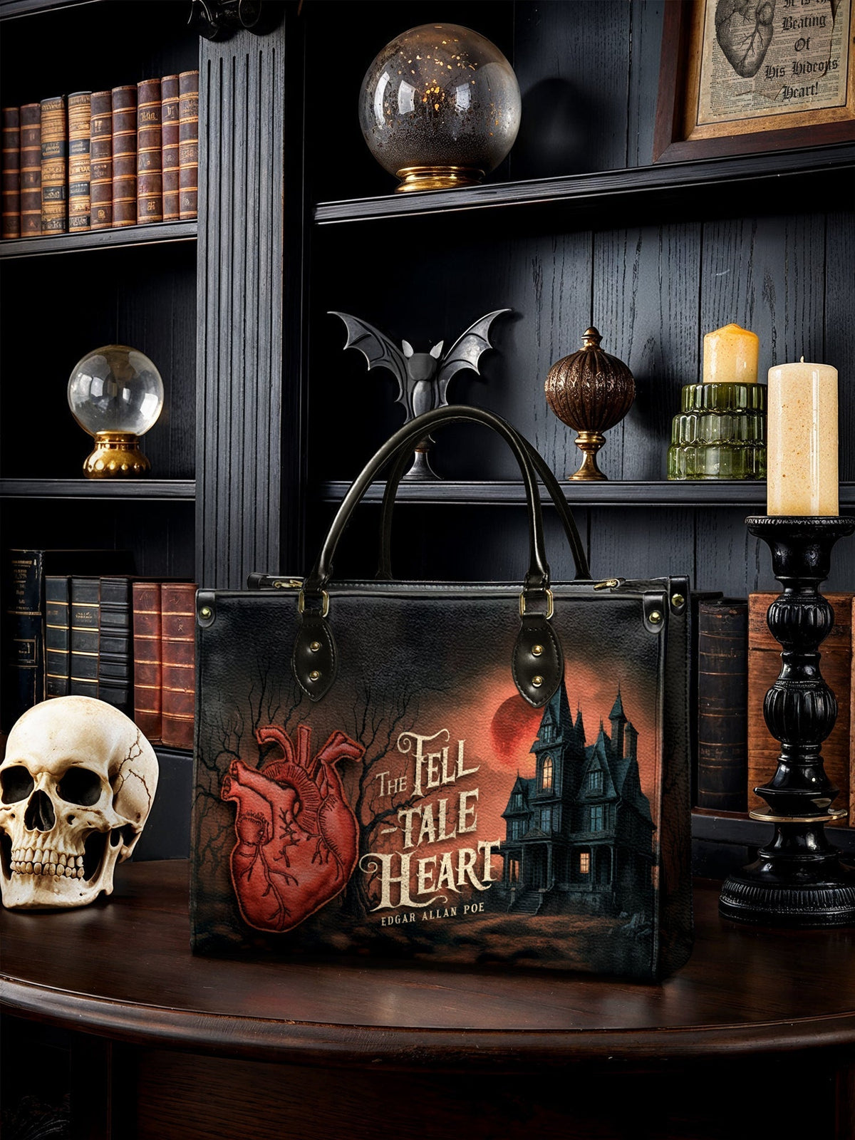 "The Tell-Tale Heart" Leather Handbag