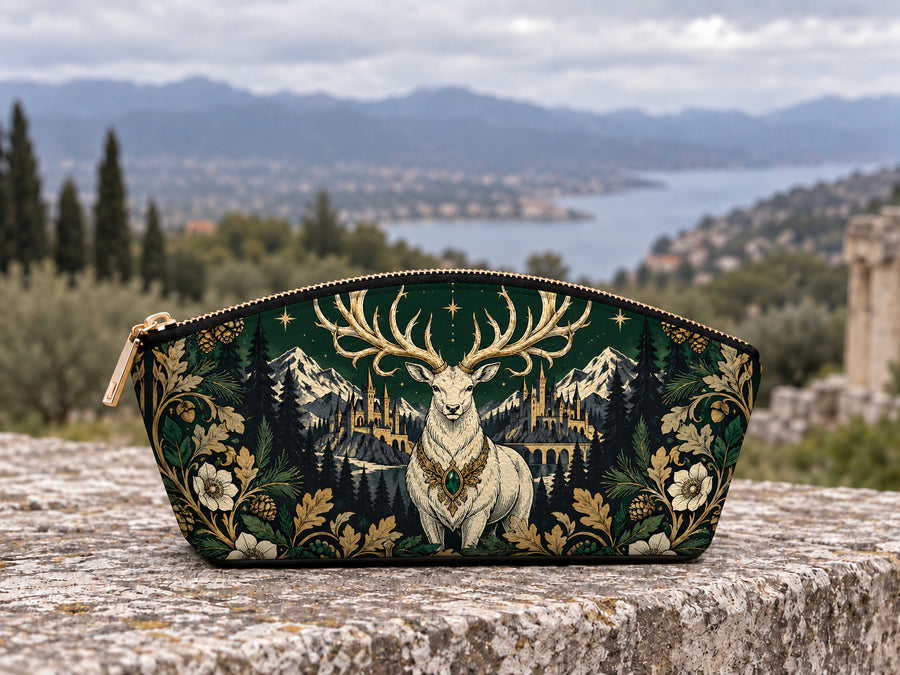 "The White Stag" Northern Court Eclipse Makeup Bag