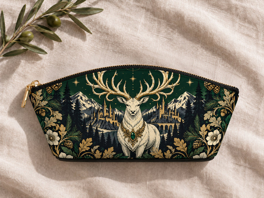 "The White Stag" Northern Court Eclipse Makeup Bag