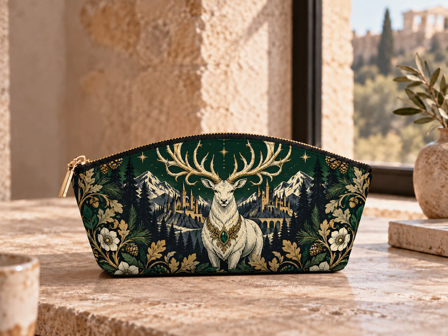 "The White Stag" Northern Court Eclipse Makeup Bag