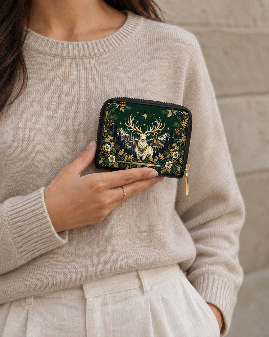 "The White Stag" Northern Court Mini Wallet