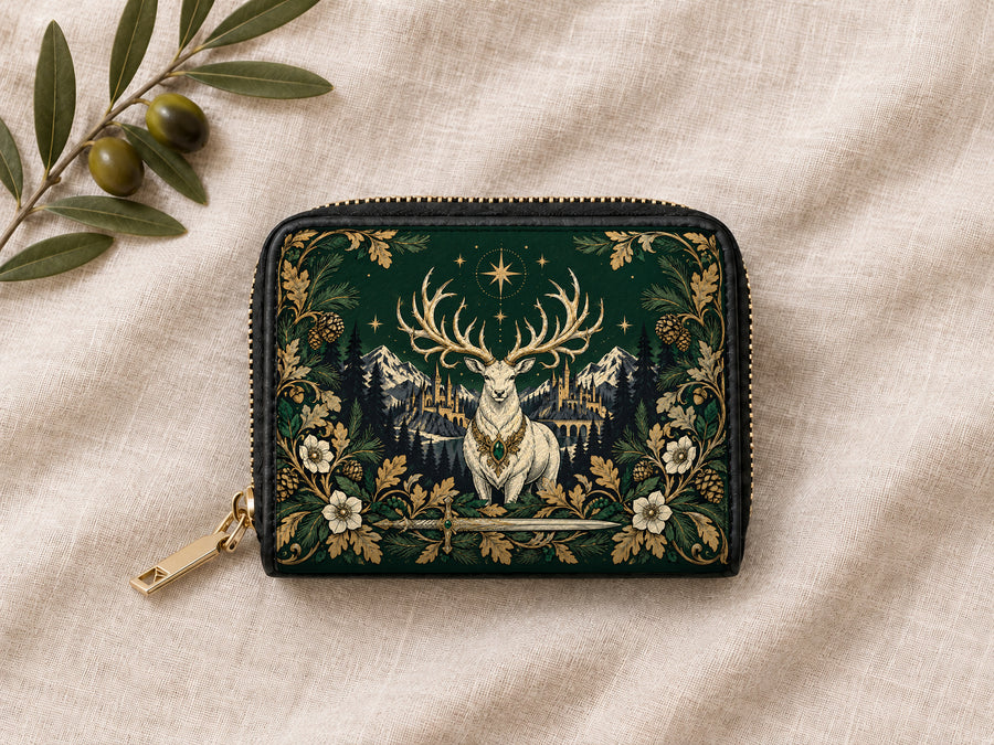 "The White Stag" Northern Court Mini Wallet