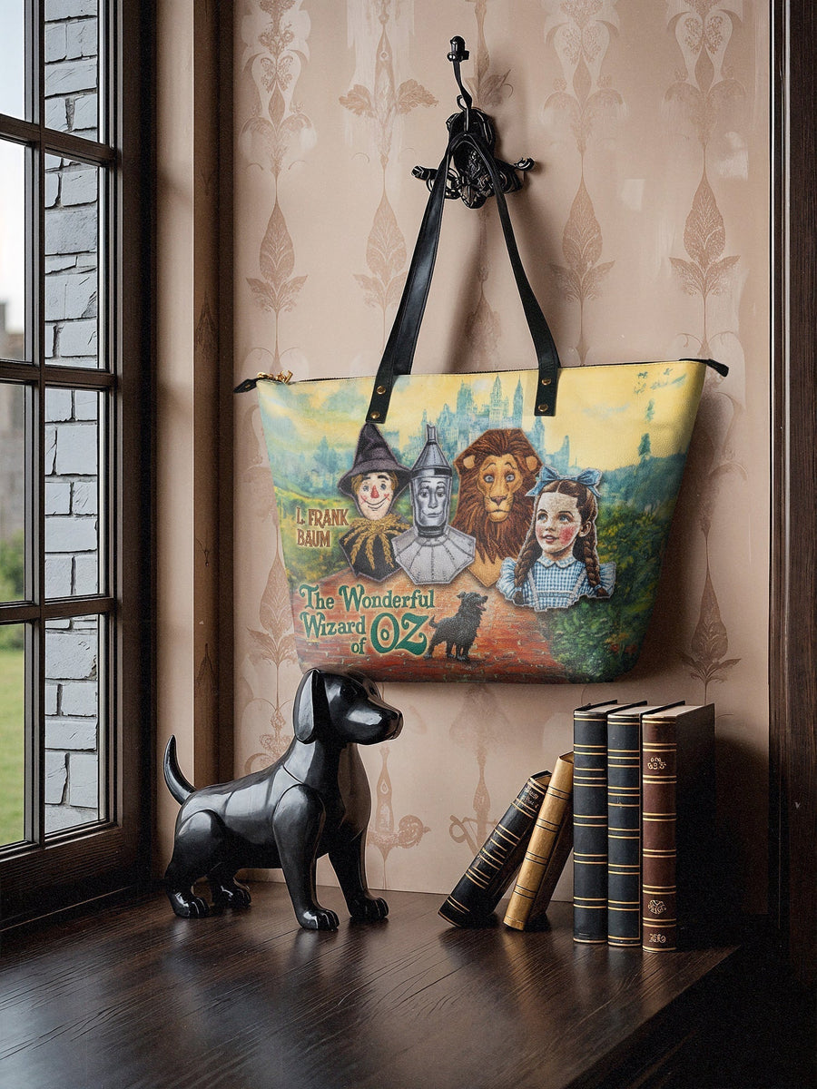 "Emerald City Dream" Leather Tote Bag
