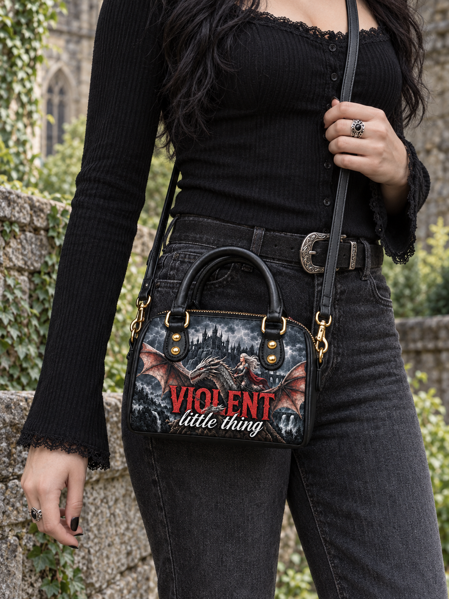 "Violent Little Thing" Dragon Rider Mini Satchel