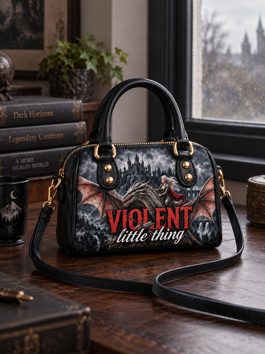 "Violent Little Thing" Dragon Rider Mini Satchel