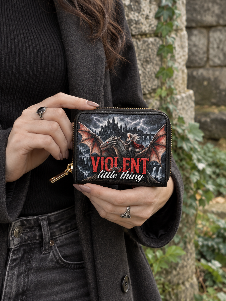 "Violent Little Thing" Dragon Rider Mini Wallet