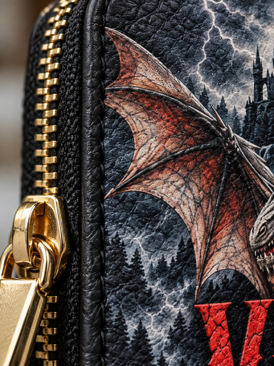 "Violent Little Thing" Dragon Rider Mini Wallet
