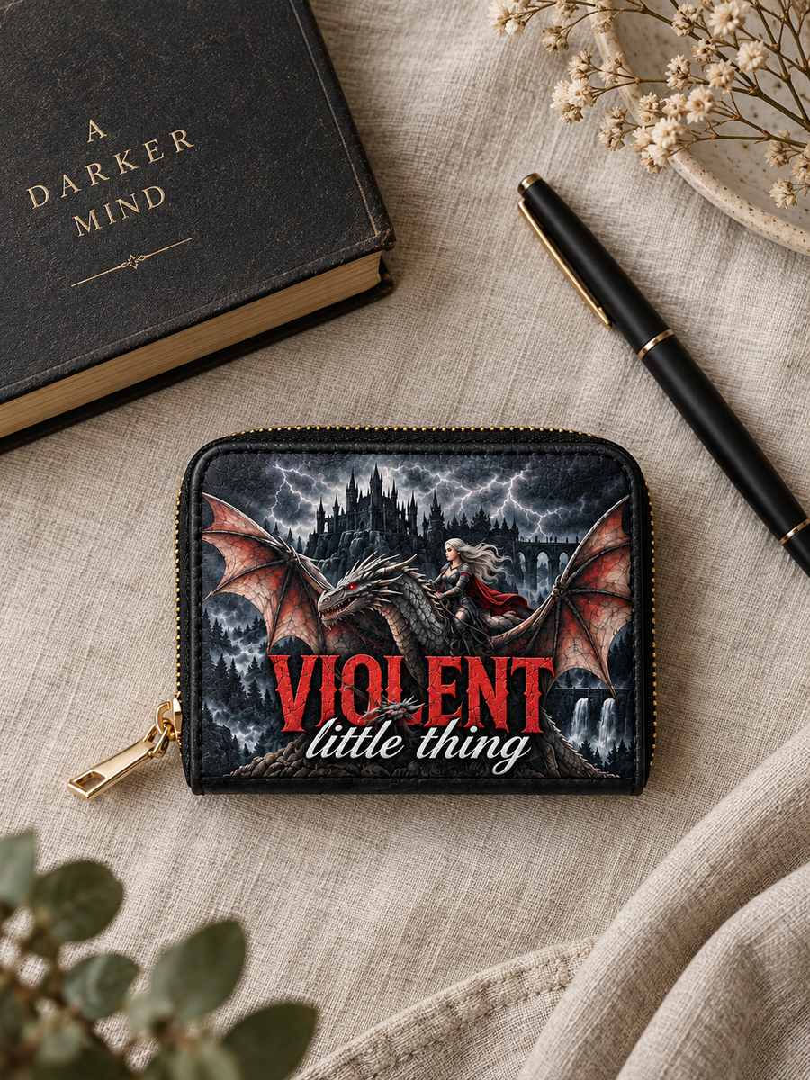 "Violent Little Thing" Dragon Rider Mini Wallet