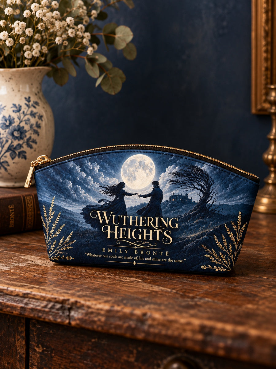 "Wuthering Heights" Windswept Moors Eclipse Makeup Bag