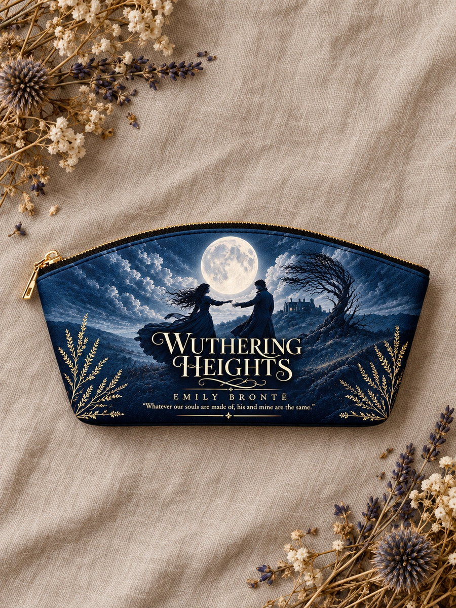 "Wuthering Heights" Windswept Moors Eclipse Makeup Bag