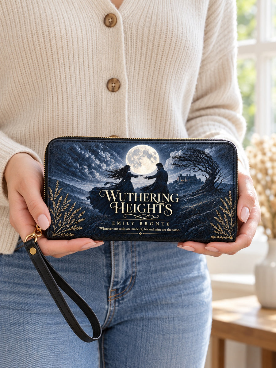 "Wuthering Heights" Windswept Moors Long Wallet