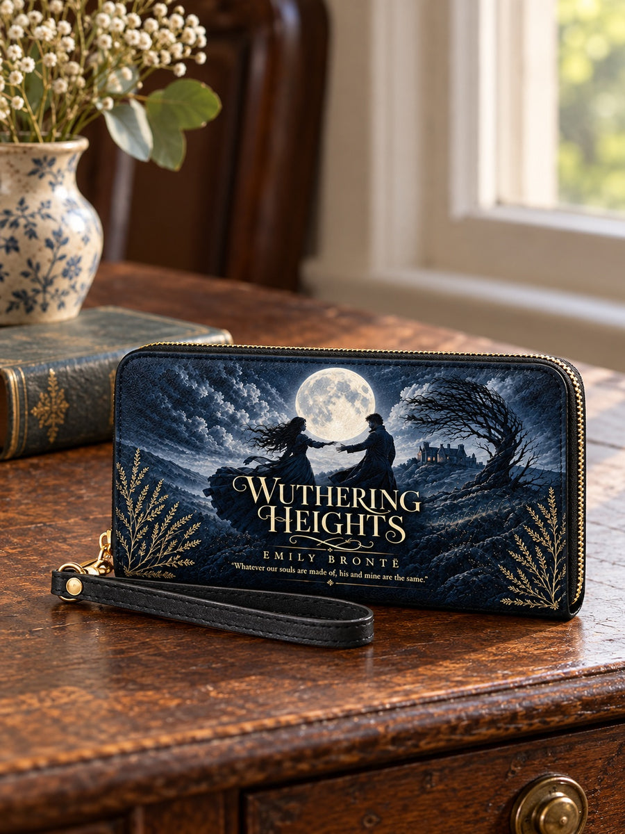 "Wuthering Heights" Windswept Moors Long Wallet