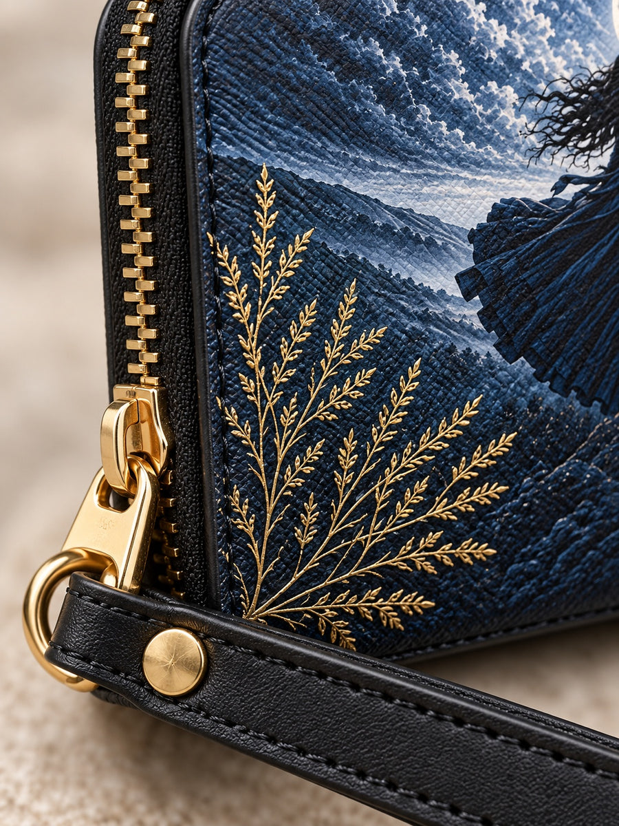 "Wuthering Heights" Windswept Moors Long Wallet