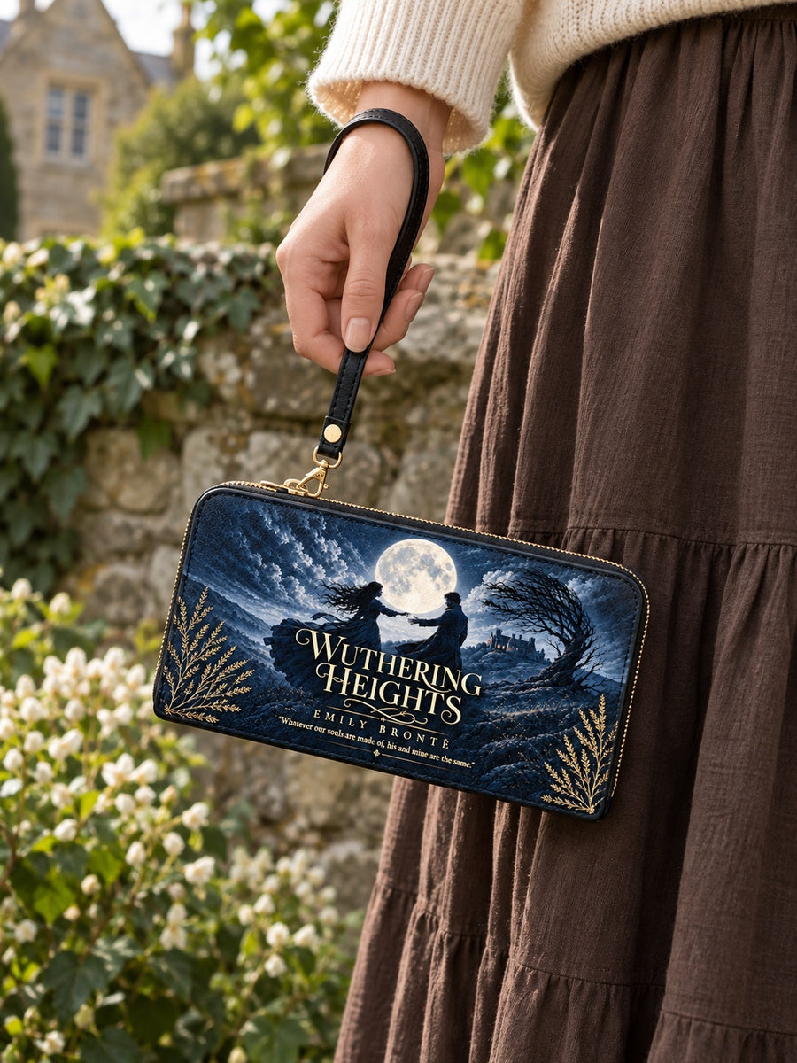 "Wuthering Heights" Windswept Moors Long Wallet